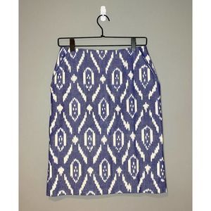 Harvey Faircloth Knit Cotton Skirt